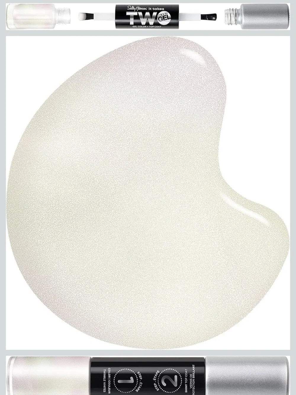 It Takes Two Miracle Gel - White Gel Color + Top Coat